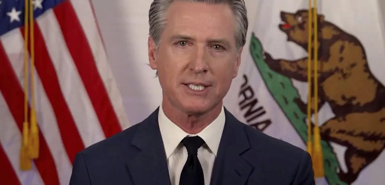 California Governor Gavin Newsom said in a speech on Tuesday about President Trump: ″He’s declared a war. A war on culture, on history, on science, on knowledge itself." (Photo: Uncredited)