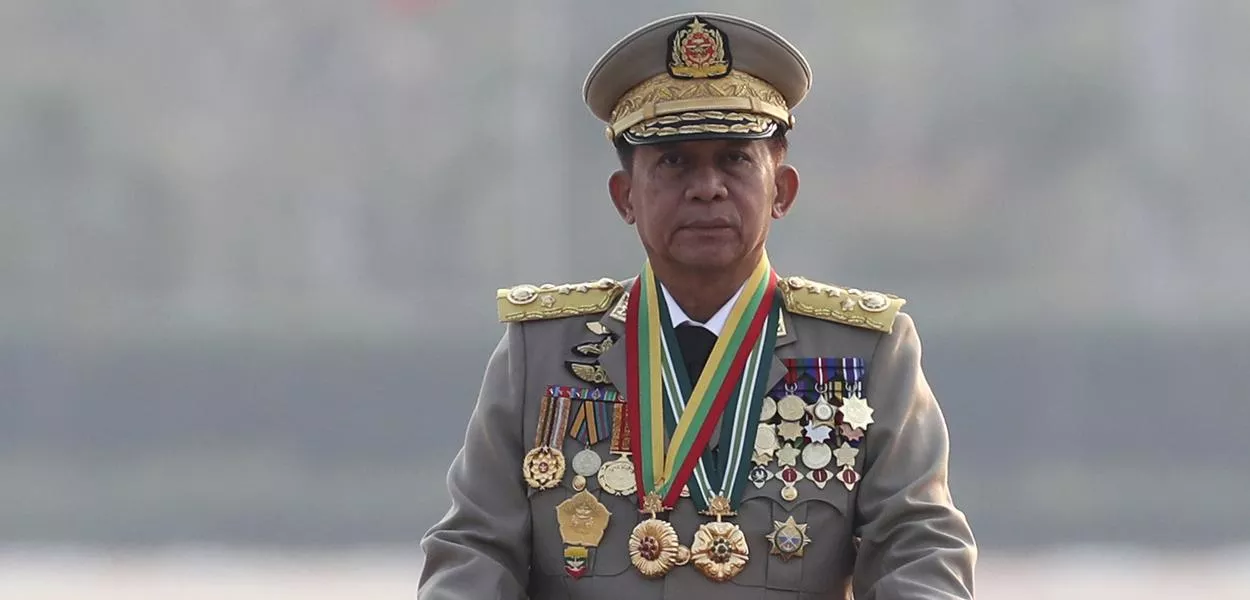 The head of the junta in Myanmar, Min Aung Hlaing, has scheduled elections in his country for December 28. (Photo: Aung Shine Oo/AP)