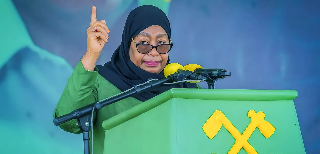 Tanzania's incumbent President Samia Suluhu Hassan, photographed here on  October 28, 2025, was again sworn in  as the country's president on  November 3, 2025. (Photo: Michael Jamson/AFP)