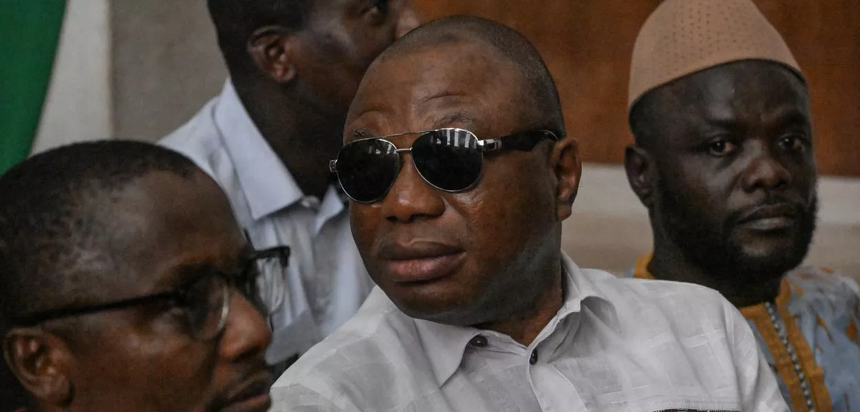 Damana Adia Pickass is as a senior member of African People's Party (PPA-CI, opposition) of former president Laurent Gbagbo. Ivory Coast authorities have now arrested Pickass. (Photo: Sia Kambou/AFP)