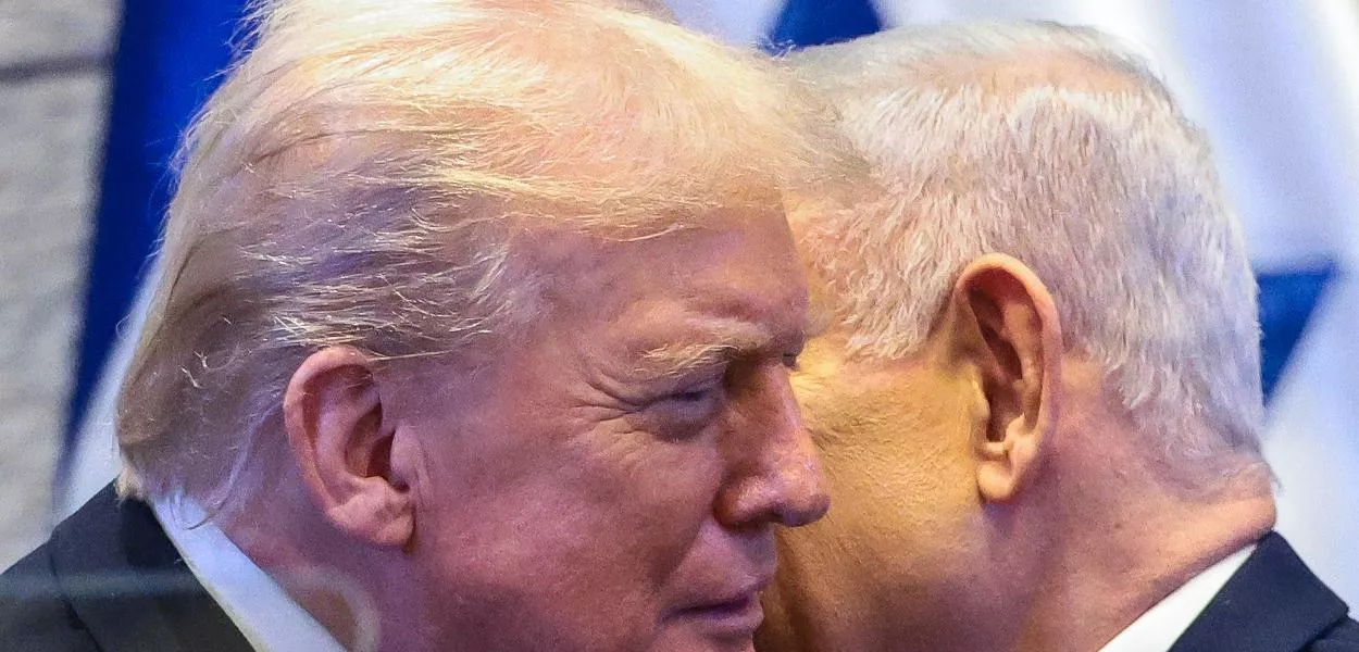 The US president is repeating a call he made back in October for Netanyahu to be pardoned. (Photo: Evelyn Hockstein)