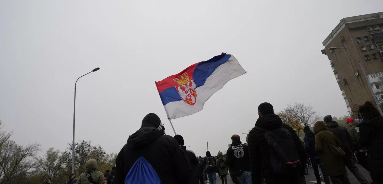 Türk lauded protests against corruption, including such movements in Serbia (Photo: Darko Vojinovic)